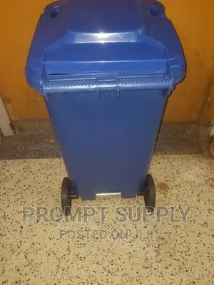 120L Outdoor Wastebin-Blue