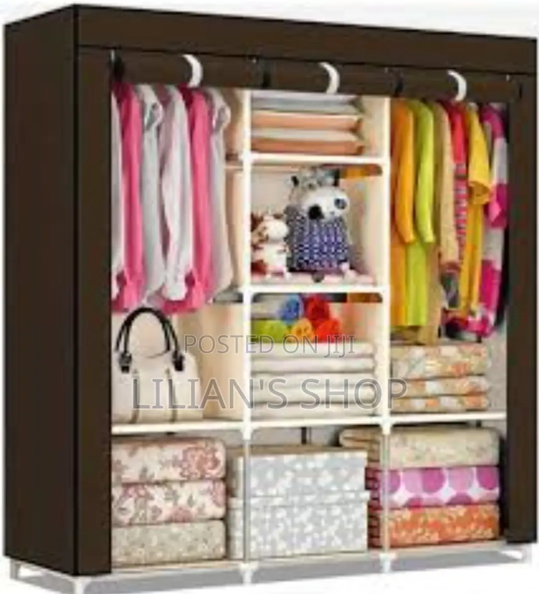Dustproof 3 Columns Wardrobe