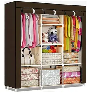 Dustproof 3 Columns Wardrobe
