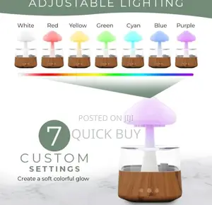 Rain Drop Humidifier, Mushroom Humidifier 4 in 1