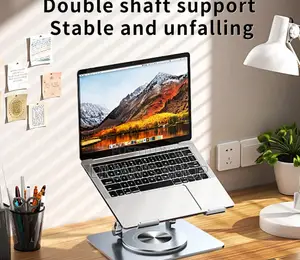 360 Degrees Rotary Lift Tablet Folding Laptop Stand