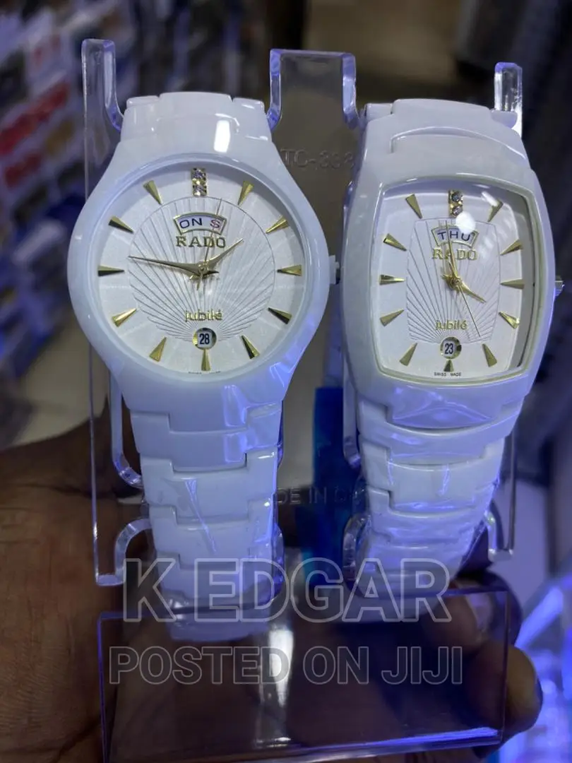 Original White Rado Couple Watches