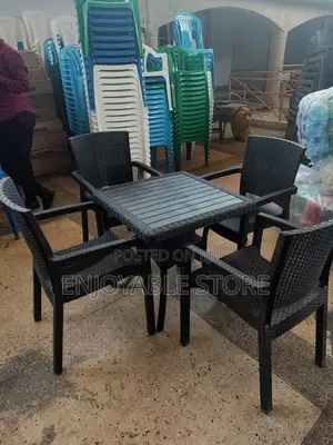 Plastic Table and Chairs