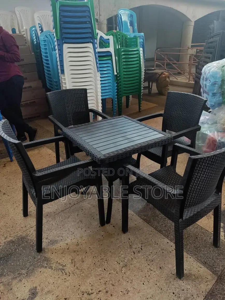 Plastic Table and Chairs