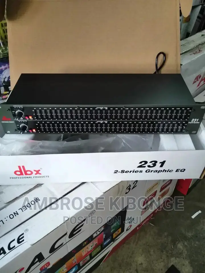 DBX Professional 231 Graphic Equalizer 2-Series Crossover.