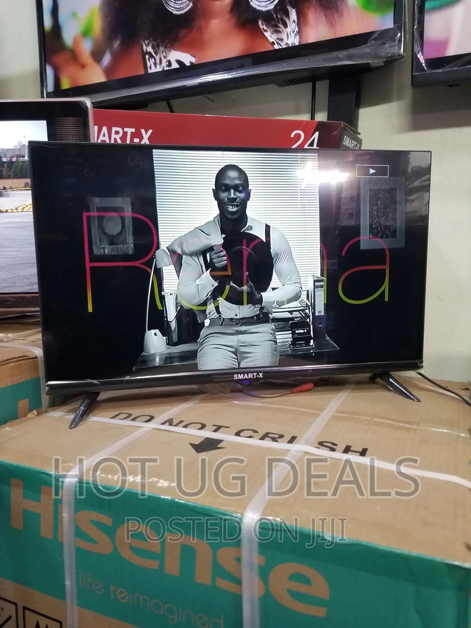 Smart X LED Digital TV 24 Inches With a USB HDMI -Black