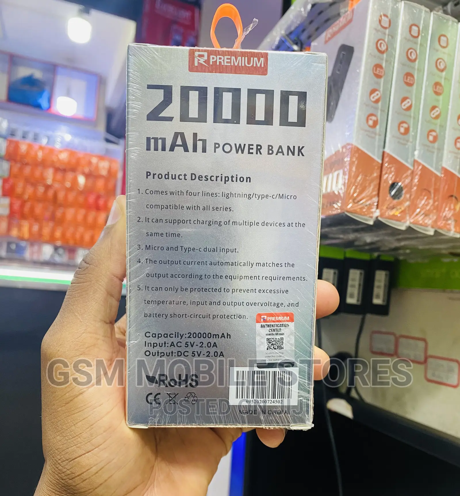 Premium 20000mah High Quality Fast Powerbank