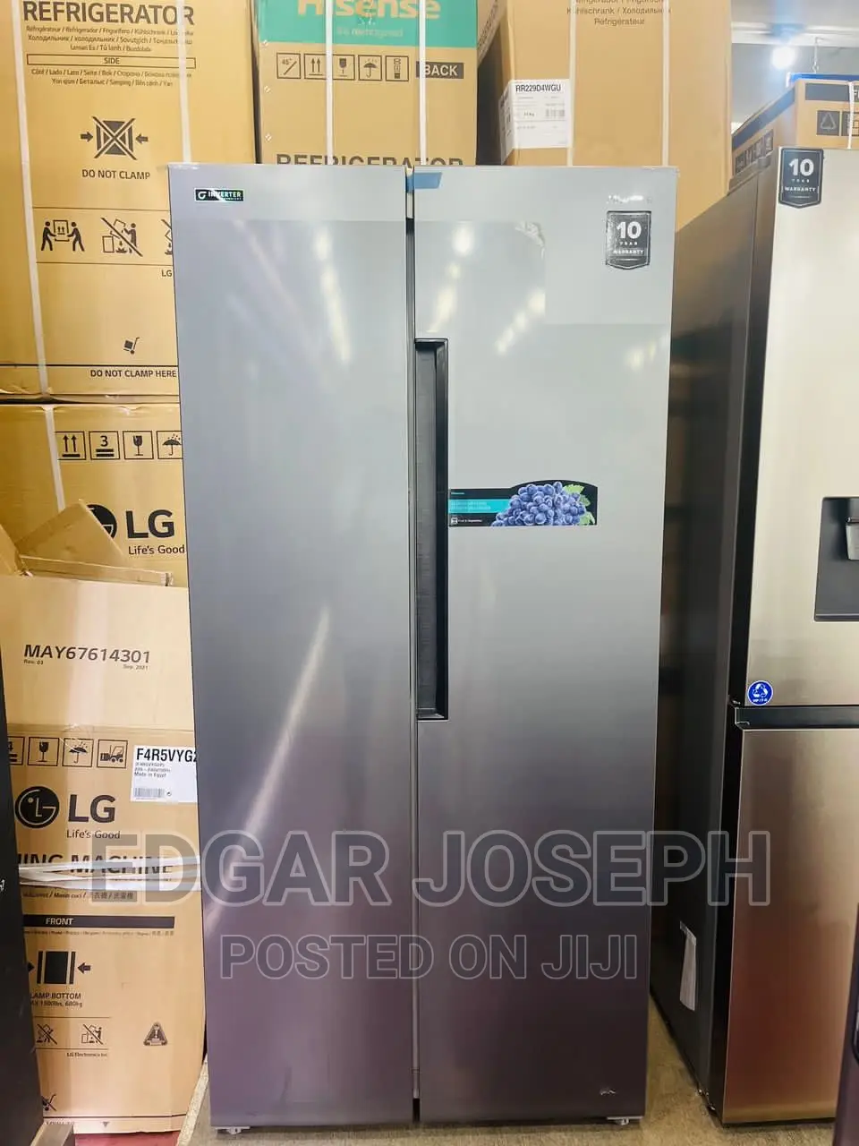 Hisense 560L Side by Side Refrigerator