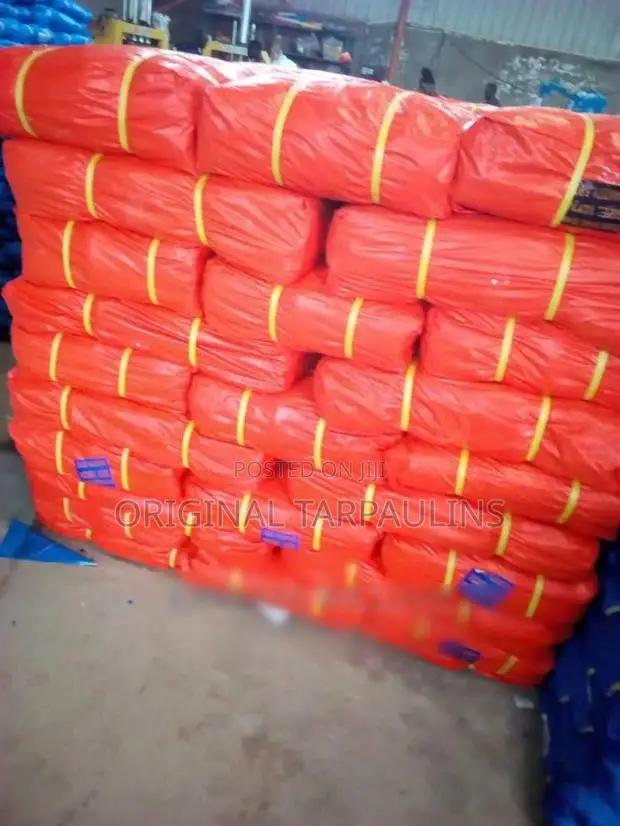 Heavy Orange Tarpulins