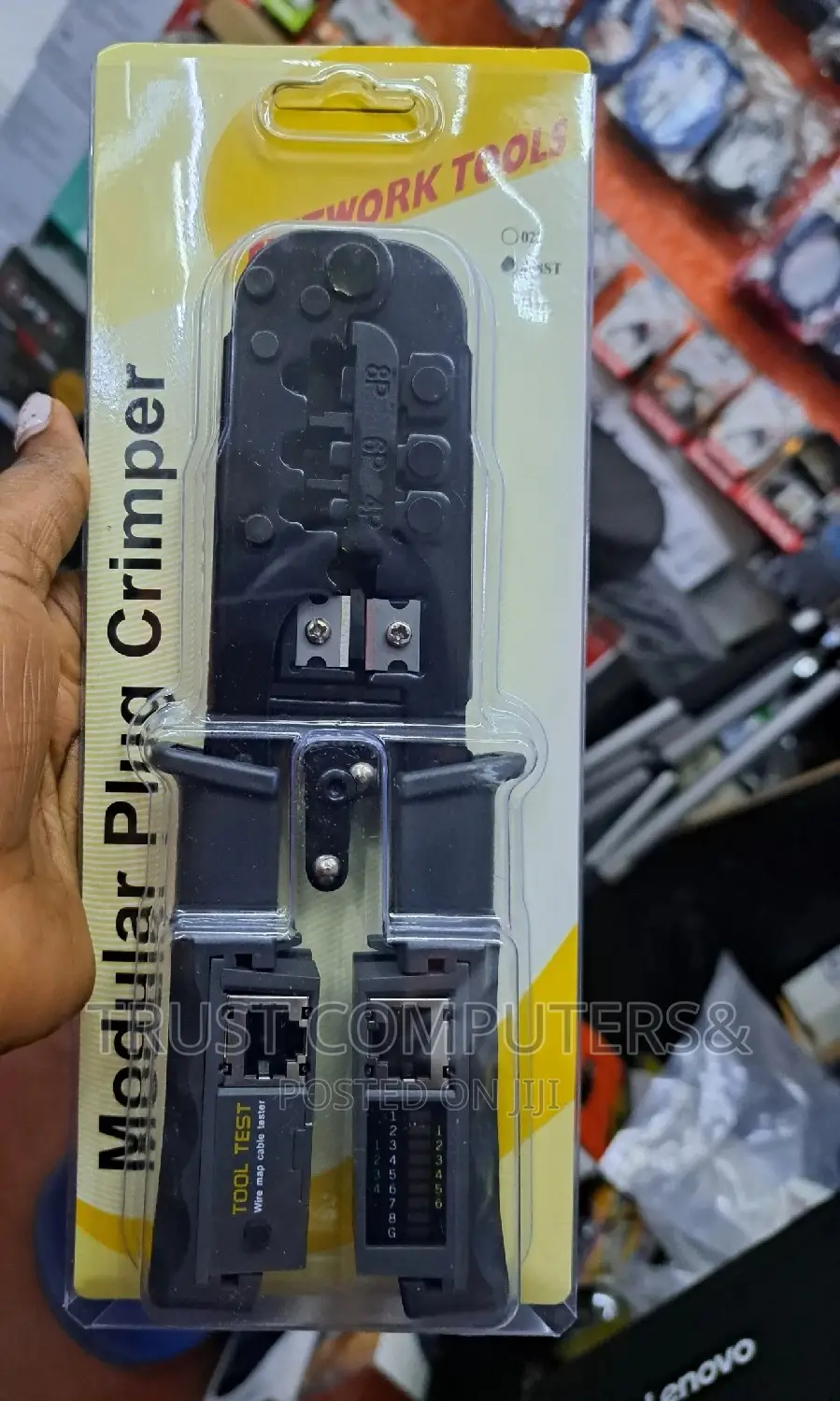 Crimping Tool Original With 2 Lan Port Rj11, Rj12,Rj45