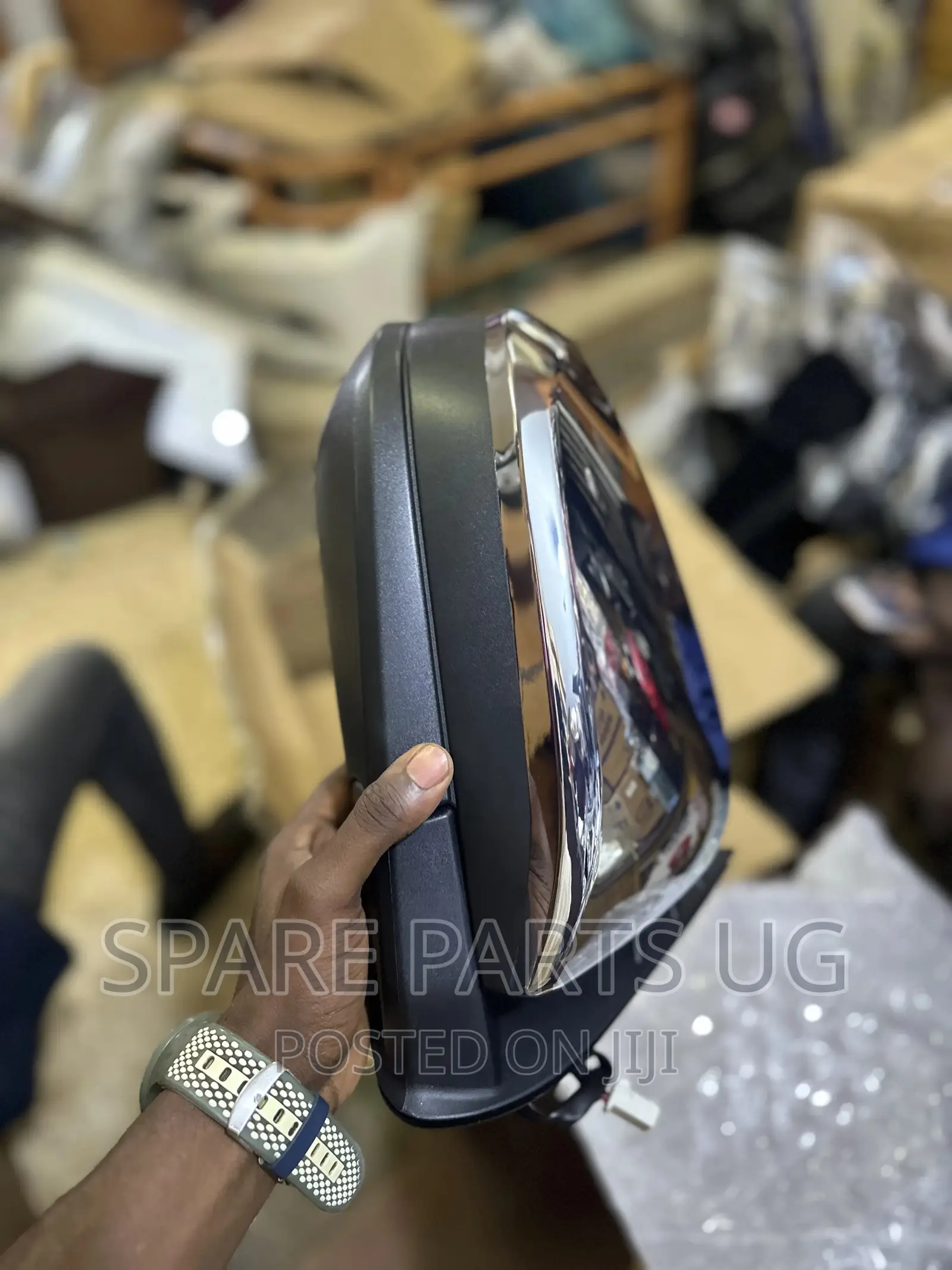 Hilux Revo 2016 - 2018 Side Mirror Chrome Without Lamp