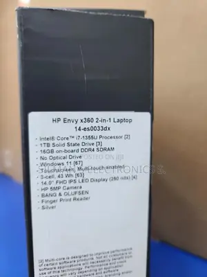 New Laptop HP Envy X360 15-Cp0013nr 16GB Intel Core I7 SSD 1T