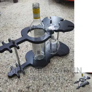 Black Wine Rack Holder