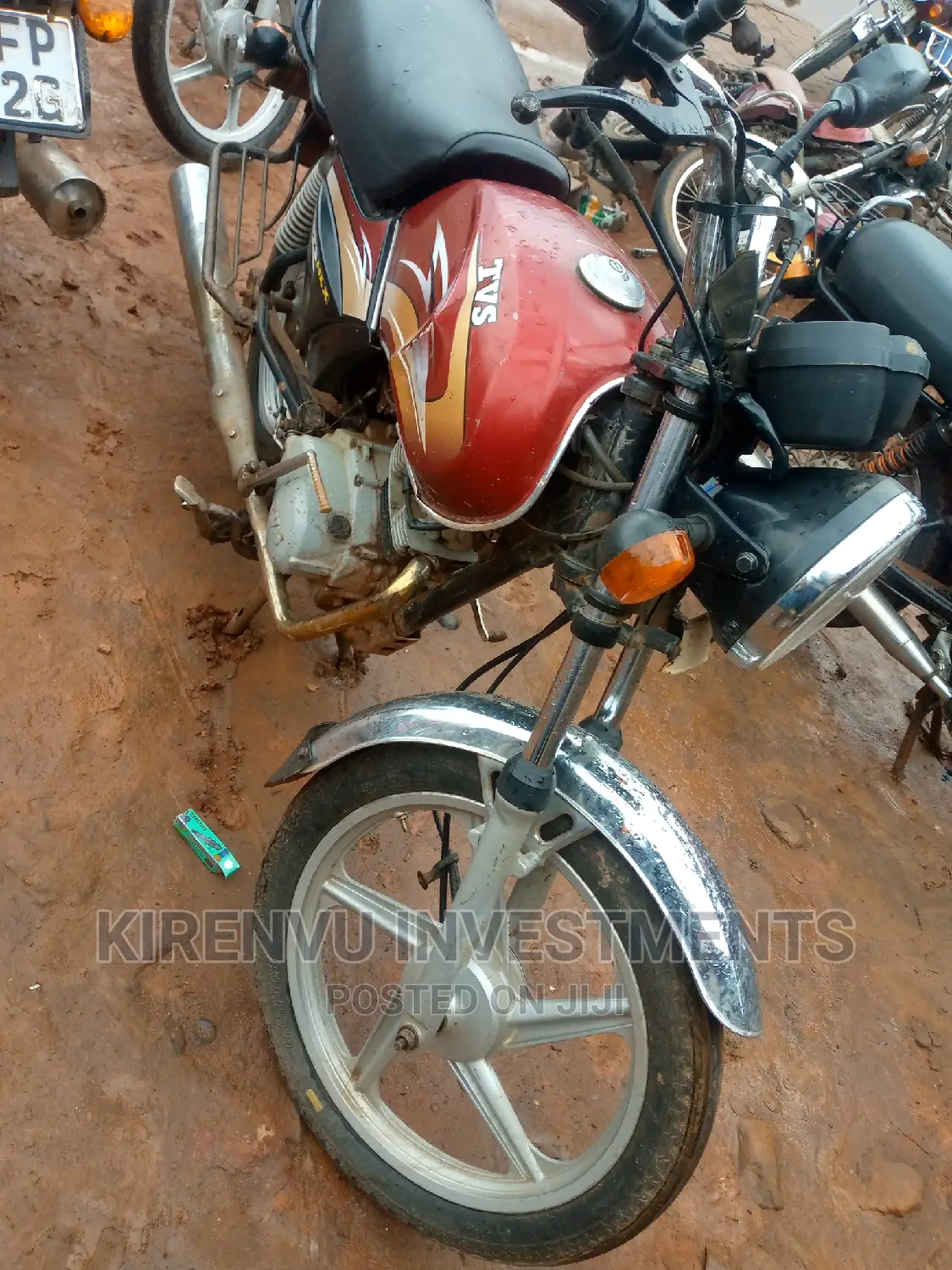 TVS Apache 180 RTR 2016 Red