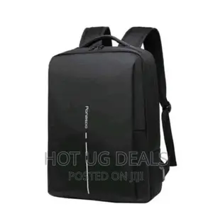 Anti Theft Laptop Bag With Charging Port- Black