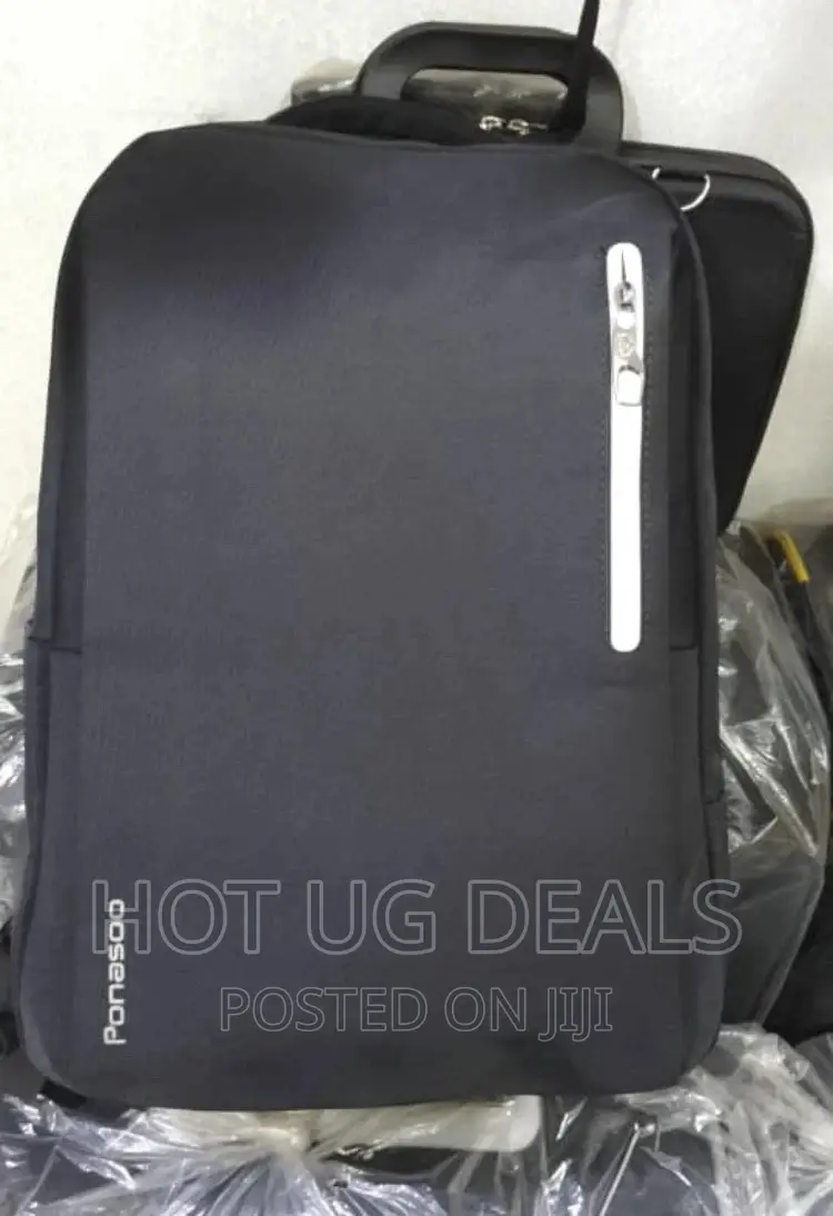 Anti Theft Laptop Bag With Charging Port- Black