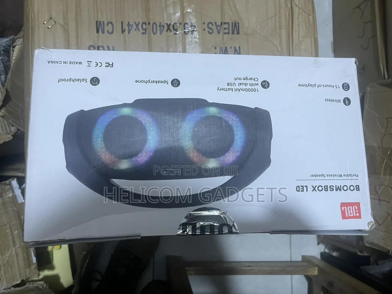 BOOMS BOX LED Portable Wireless Speakers