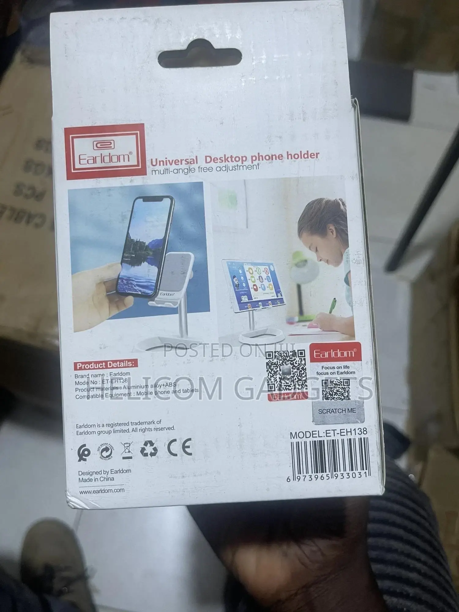 Phone Tablets /Universal Desktop Phone Holder