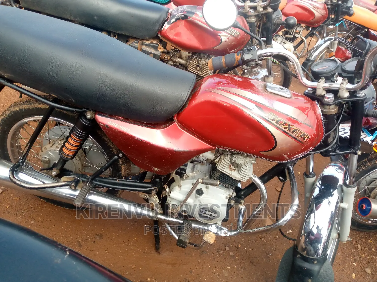 Bajaj Boxer BM100ES 2017 Red