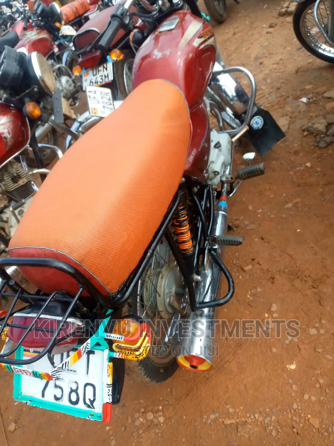 Bajaj Boxer 100 2016 Red
