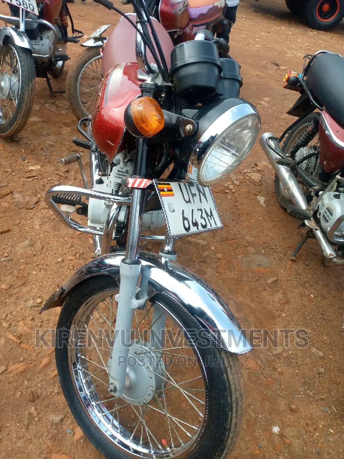 Bajaj Boxer BM100KS 2017 Red