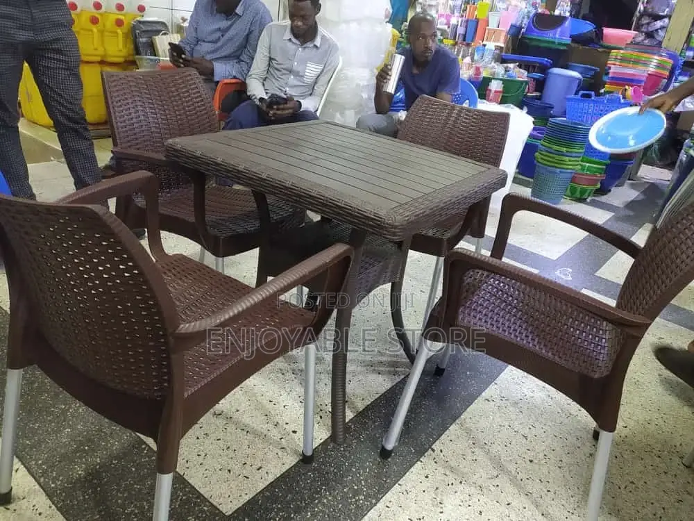 Plastic Table and Chairs