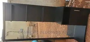 Dressing Mirror With Storage Cabinets
