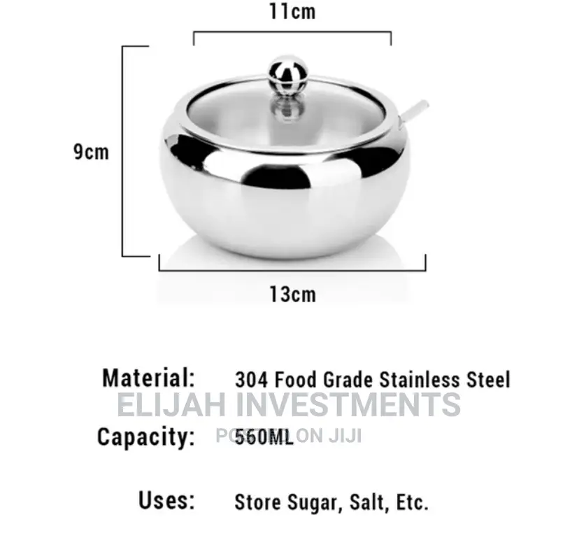 Stainless Steel Bowl With Transparent Glass Lid