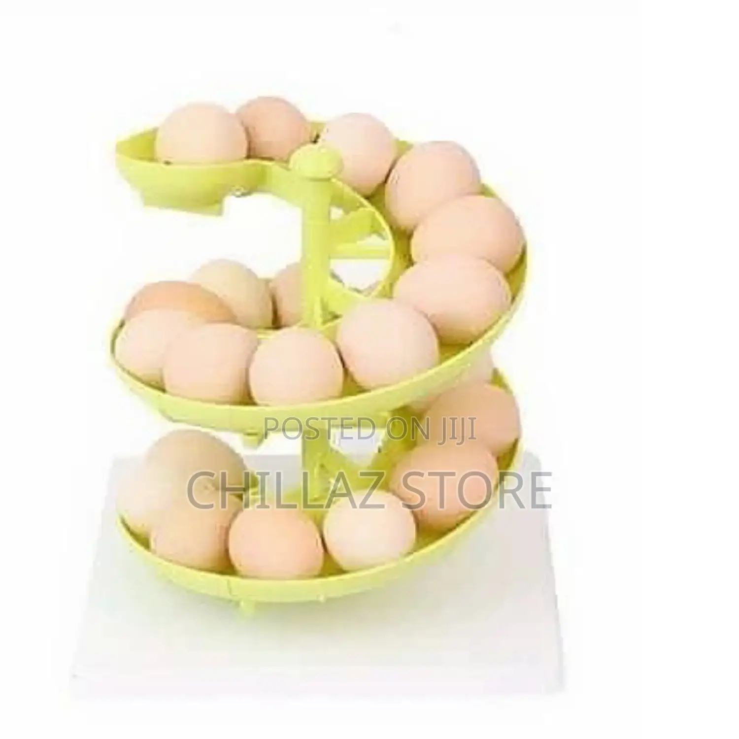 Spiral Egg Storage Basket Rack.