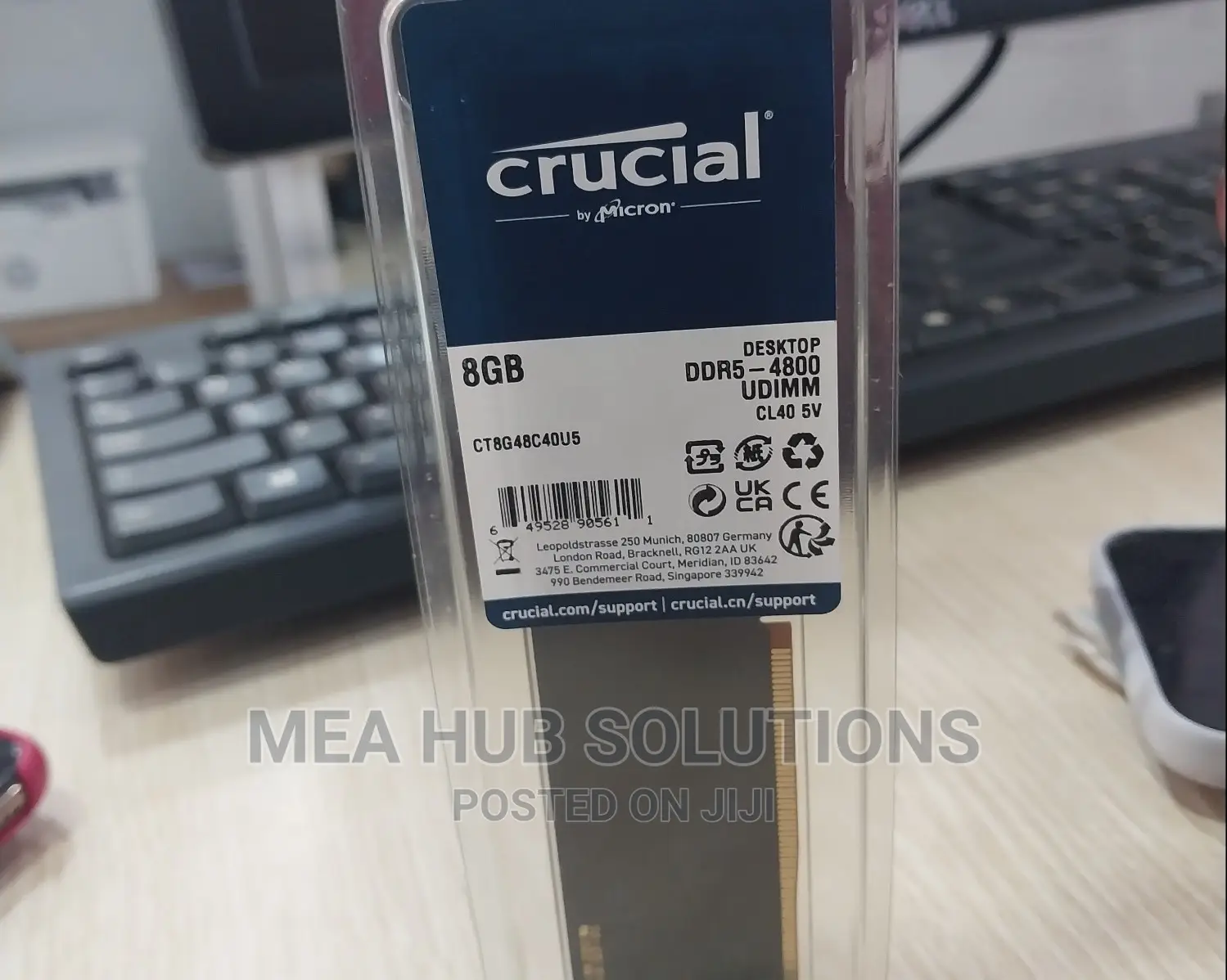 8gb RAM Ddr5 for Desktops