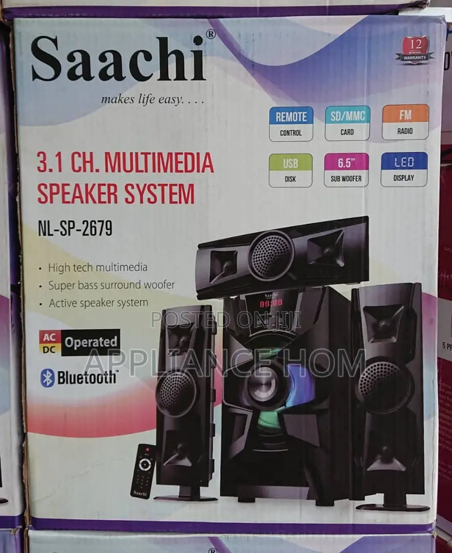 Saachi 2679 Woofers Speakers With Fm Radio and Bluetooth