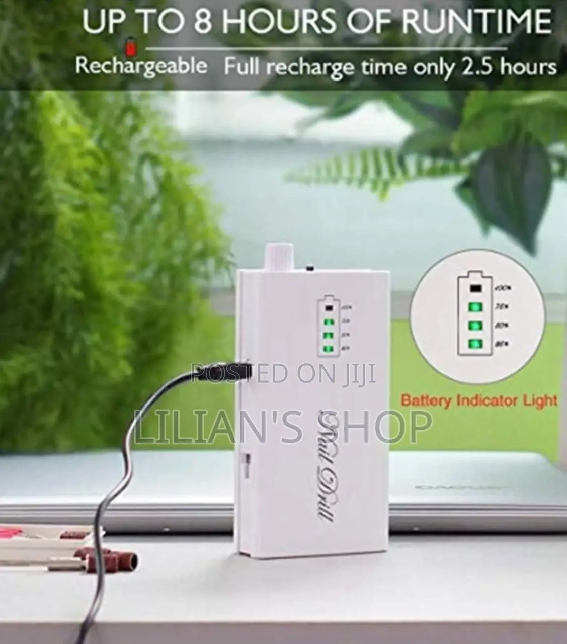 Rechargeable Portable Nail Drill