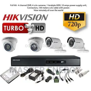 Photo - 4 Channel CCTV Cameras 2mp Full Kit A1