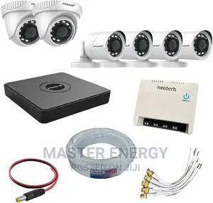 6 Channel CCTV Cameras 1080p Full Kit A5