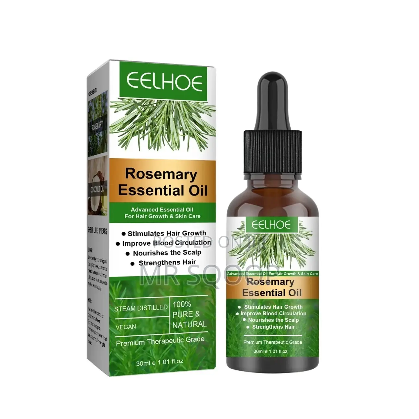 Rosemary Essential Oil for Hair Growth Scalp Care – 30ml