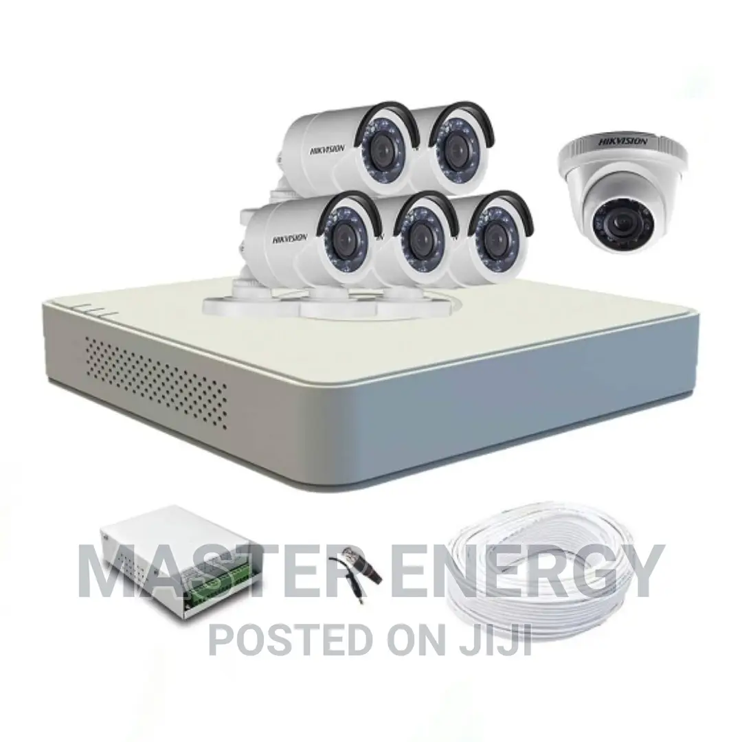 6 Channel CCTV Cameras 1080p Full Kit B7