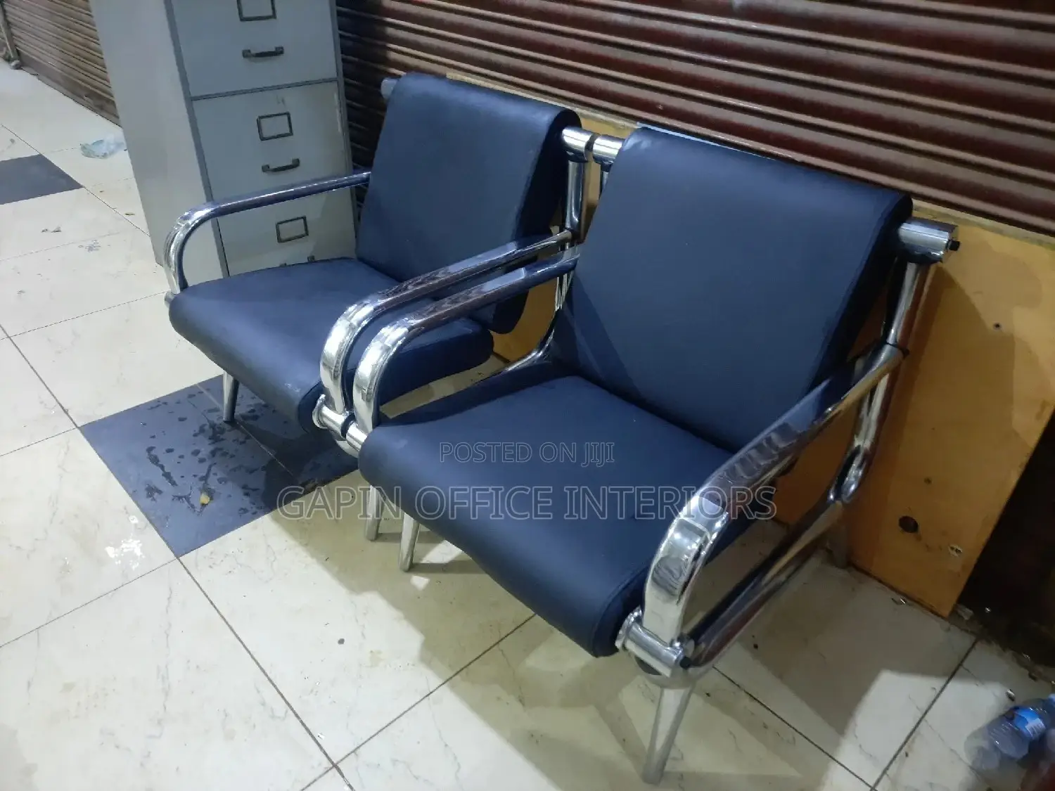 Single Executive Visitors Chairs, 2 Pieces