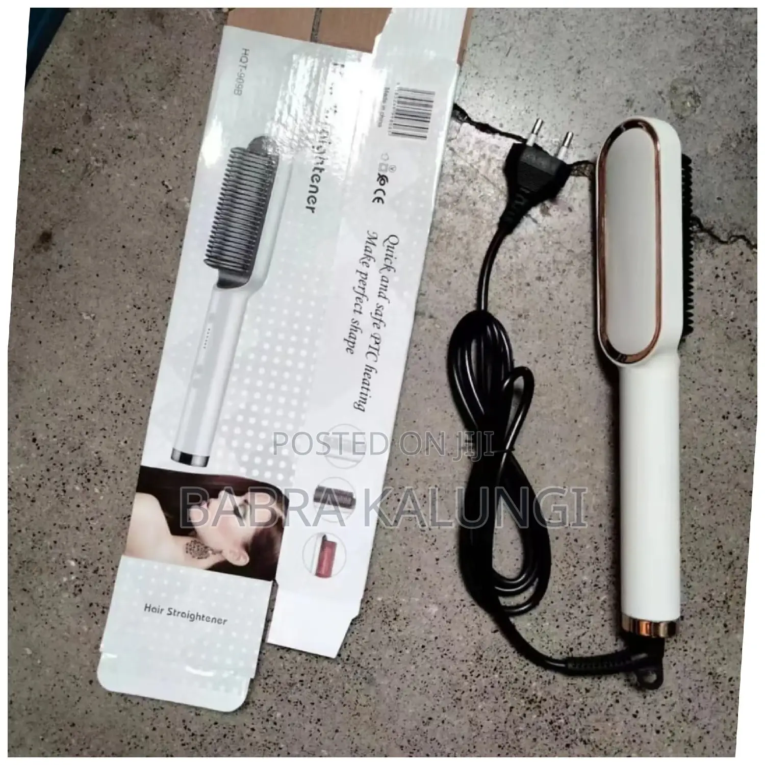 Hair Straightener Comb Brush