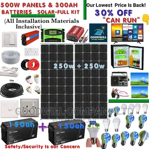 500w Solar System Full Kit / 500w German Solar Kit