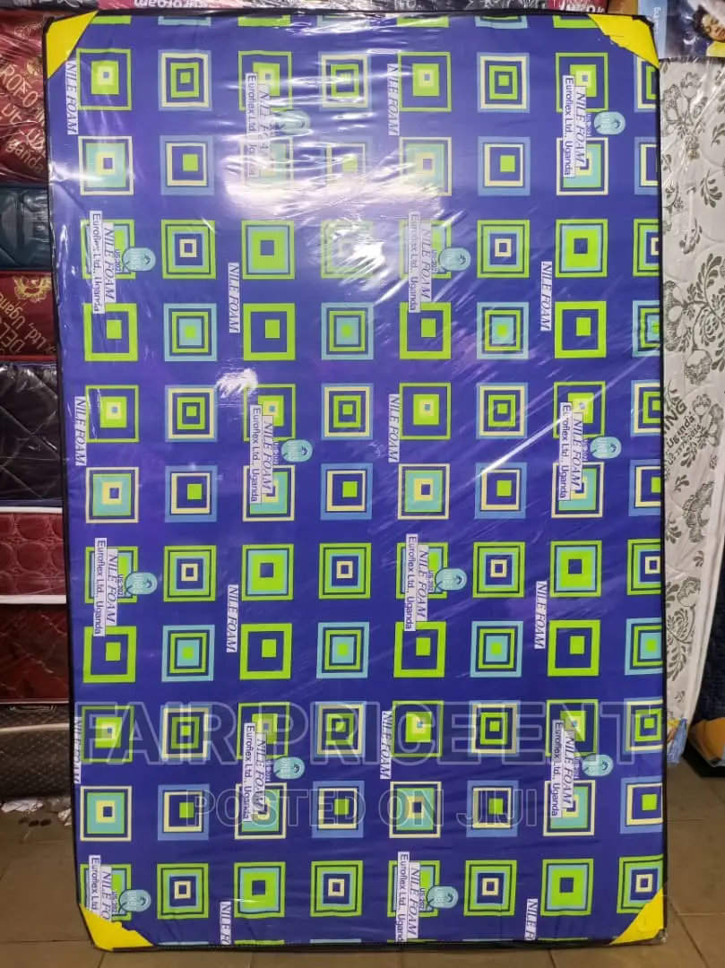 Mattress 4x6x6inches.Nilefoam.( Blue)