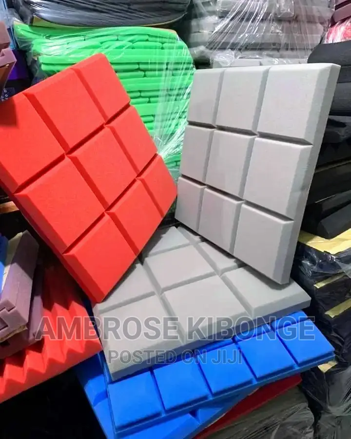 Square Paired Soft Wall Soundproof Ceiling Studio Sponges.