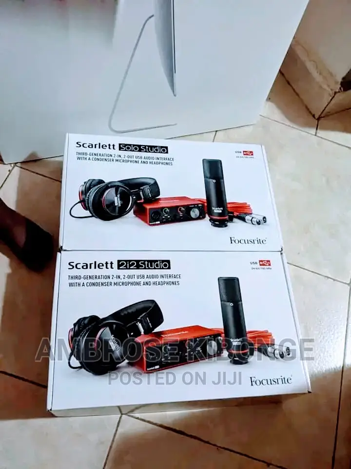 Top Quality SCARLETT Solo 2i2 USB Gen3 Audio Interface Pack.