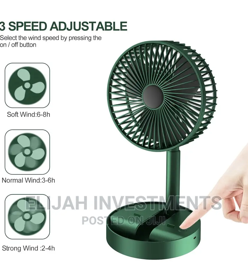 Rechargeable Mini Foldable Fan
