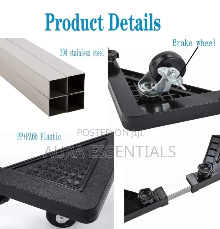 Adjustable Multi Use Movable Wheel Base