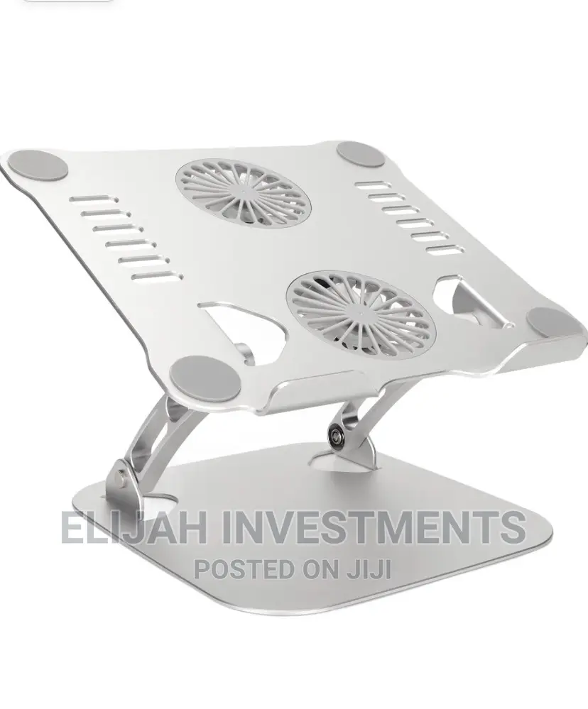 Aluminum a Laptop Stand With 2 Cooling Fans