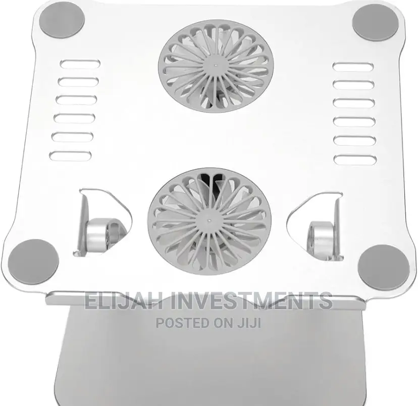 Aluminum a Laptop Stand With 2 Cooling Fans