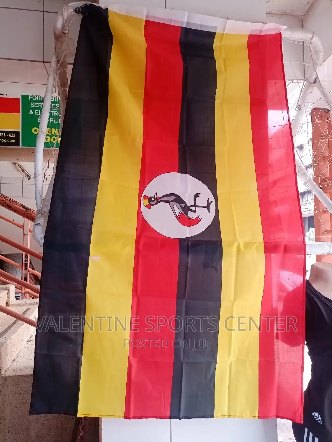 Uganda Flags Original Materials Big Size