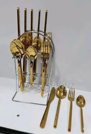24pcs Combining Forks, Spoons,Cultery
