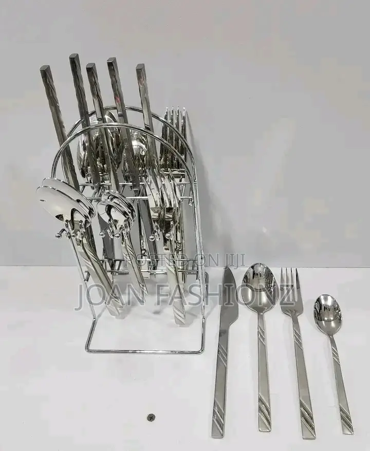 Stainless Cultery 24 PCS-Silver