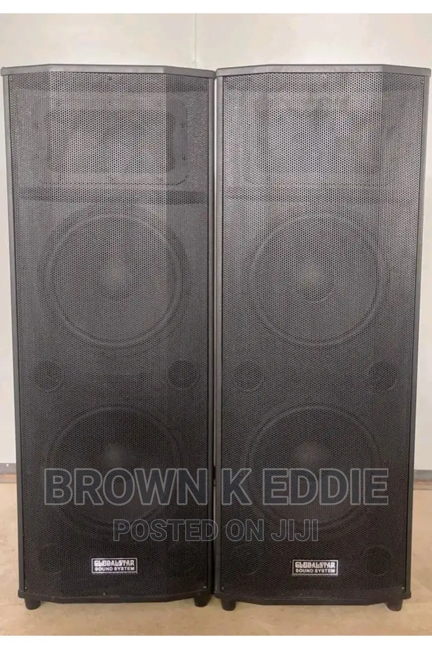 12" Globalstar Heavy Duty Rechargeable Speakers